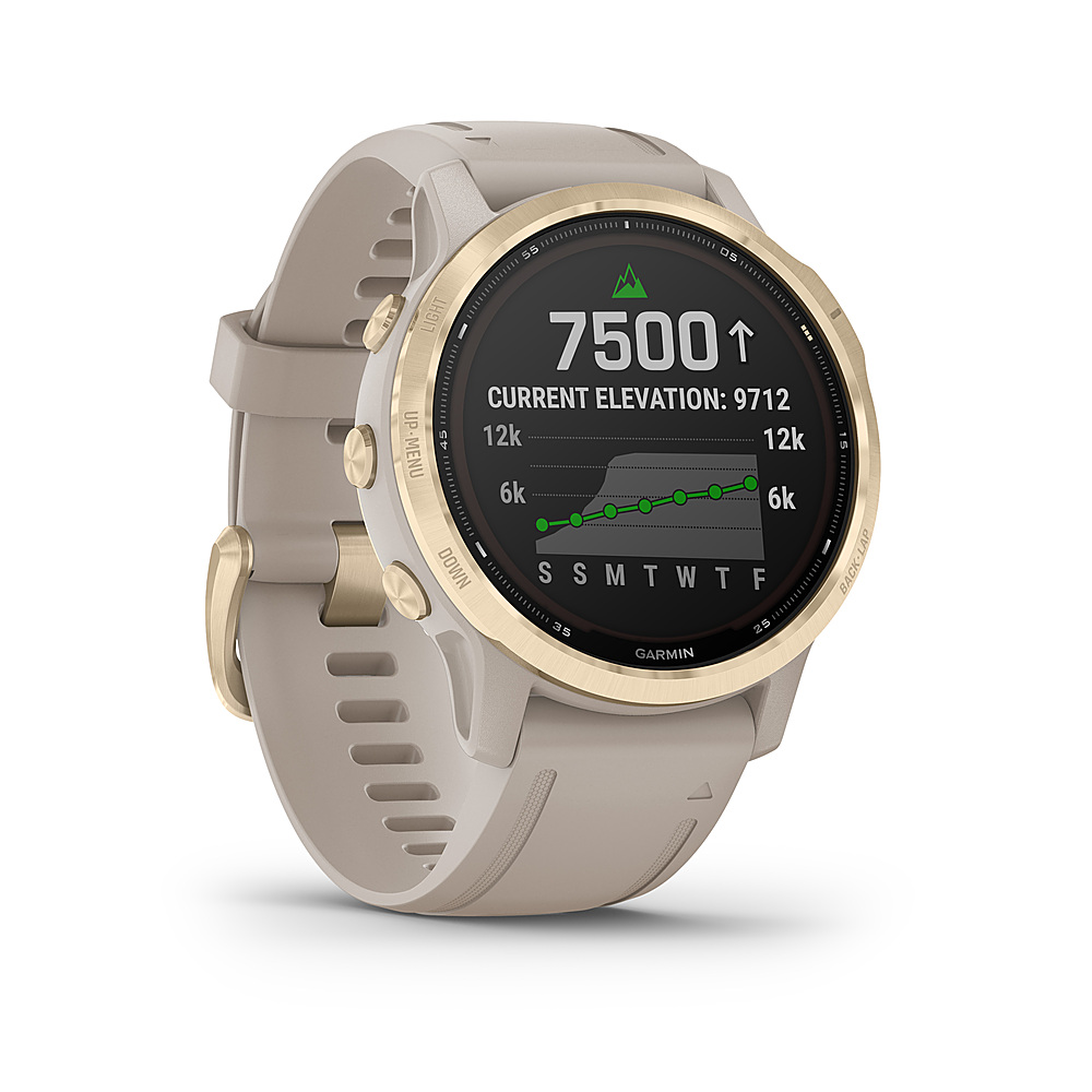 Best Buy: Garmin fēnix 6S Pro Solar GPS Smartwatch 42mm Fiber