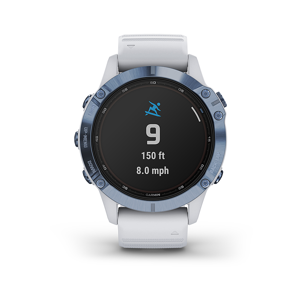 blast falme Baron Best Buy: Garmin Fenix 6 Pro Solar GPS Smartwatch 33mm Fiber-Reinforced  Polymer Mineral Blue 010-02410-18