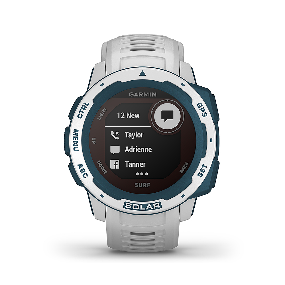 Best Buy: Garmin Instinct Solar Surf GPS Smartwatch 45mm Fiber-Reinforced  Polymer Cloudbreak 010-02293-18
