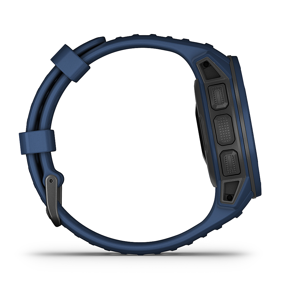 Garmin - Instinct Solar Rugged GPS Smartwatch 45mm - Tidal Blue  (Renewed) : Electronics
