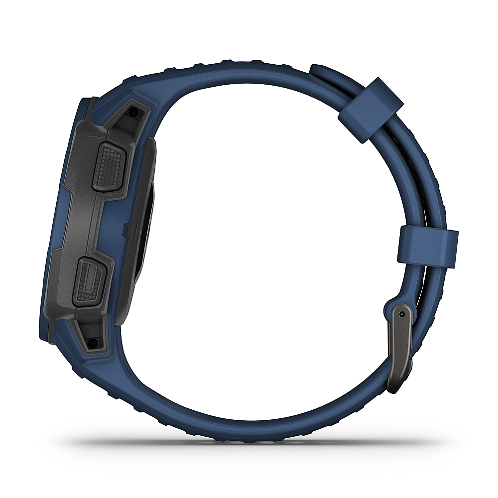  Garmin - Instinct Solar Rugged GPS Smartwatch 45mm - Tidal Blue  (Renewed) : Electronics
