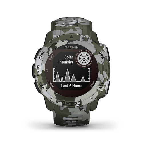 Garmin Instinct® Solar Camo Rugged GPS Smartwatch 45mm Lichen - Lichen