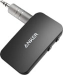 Front Zoom. Anker - Soundsync Portable Bluetooth Transmitter with 10H Battery - Black.