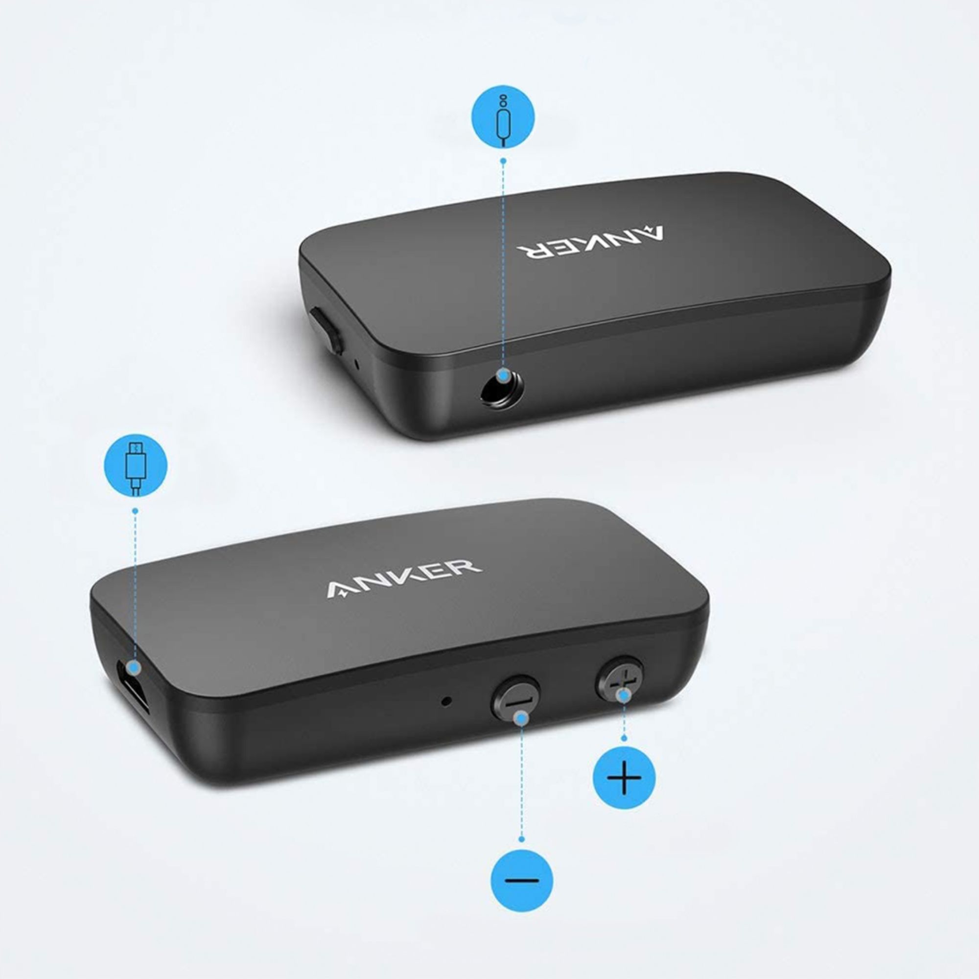 Anker Soundsync Portable Bluetooth Transmitter with 10H Battery Black  A8327H11-1 - Best Buy