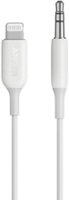 Anker 3.5mm Male Audio Cable with Lightning Connector - White - Front_Zoom