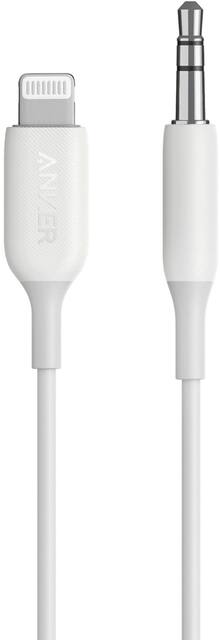 Anker 3 5mm Male Audio Cable With Lightning Connector White A8194h21 1 Best Buy
