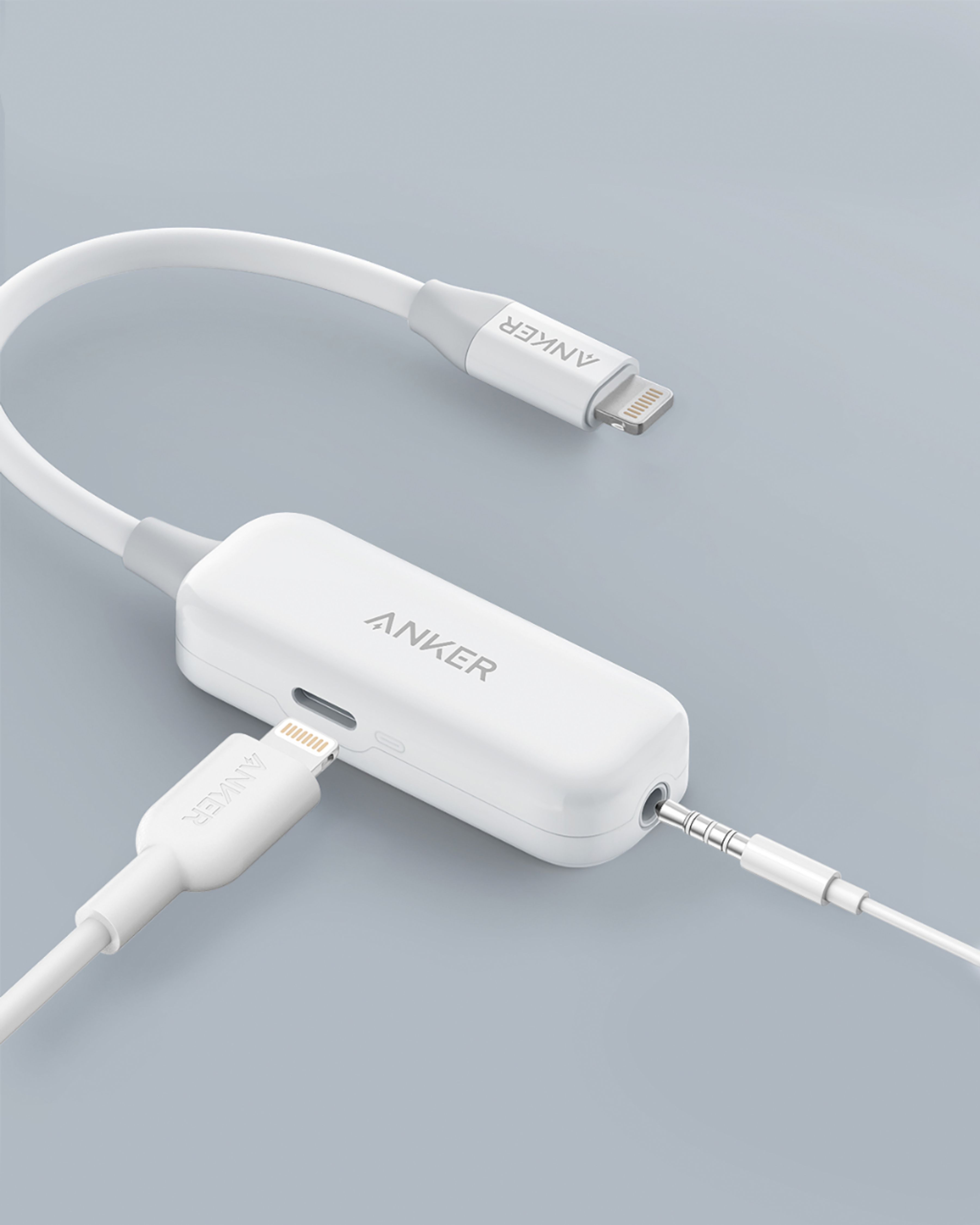 1 Lightning To 3.5 Mm Headphone Jack Adapter Mh020, White at Rs 70