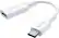 Front. Anker - Anker USB-C to Lightning Female audio adapter - White.
