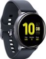 Angle Zoom. Samsung - Geek Squad Certified Refurbished Galaxy Watch Active2 Smartwatch 40mm Aluminum - Aqua Black.