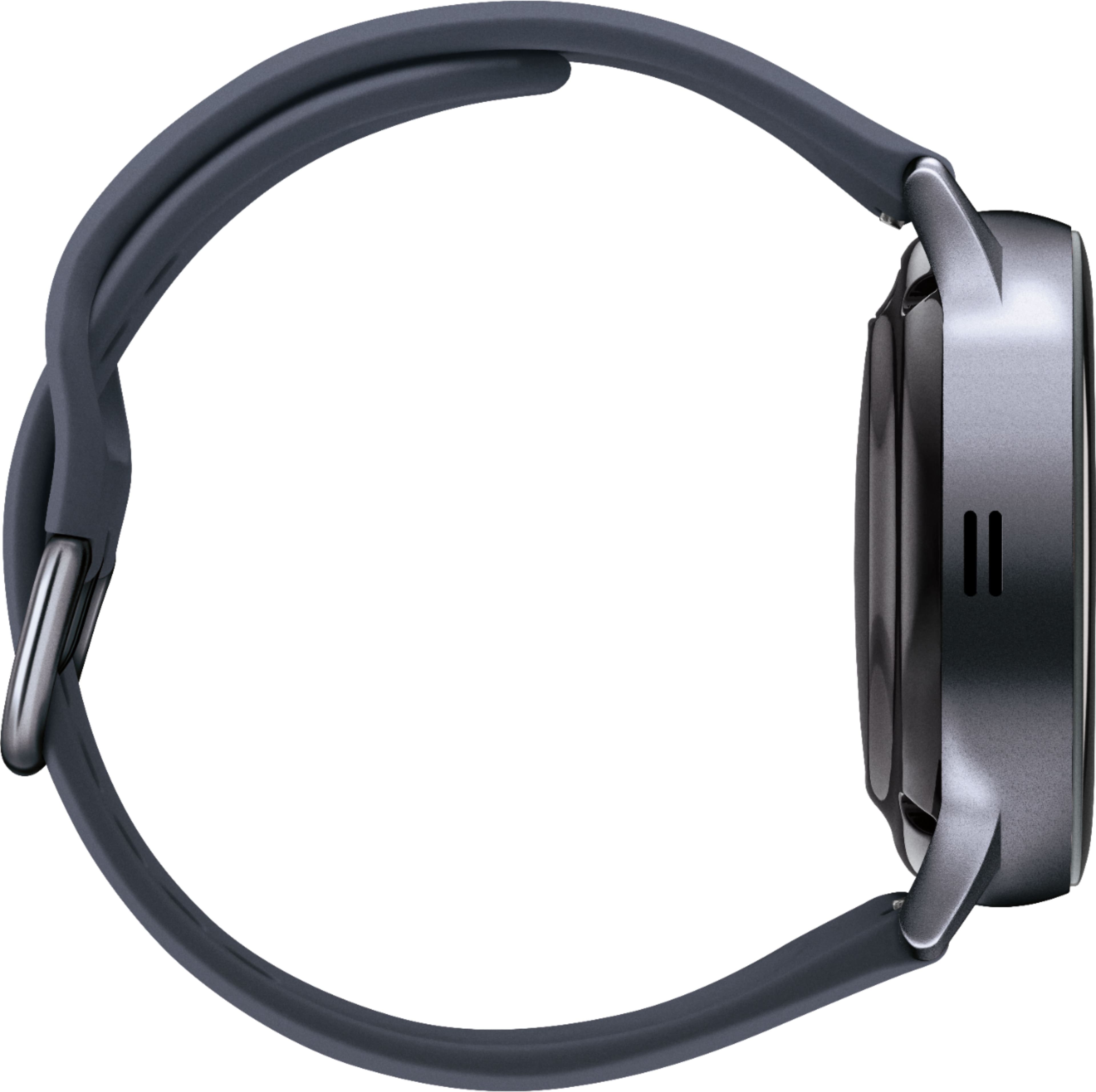 Alt View 17. Samsung - Geek Squad Certified Refurbished Galaxy Watch Active2 Smartwatch 40mm Aluminum - Aqua Black.