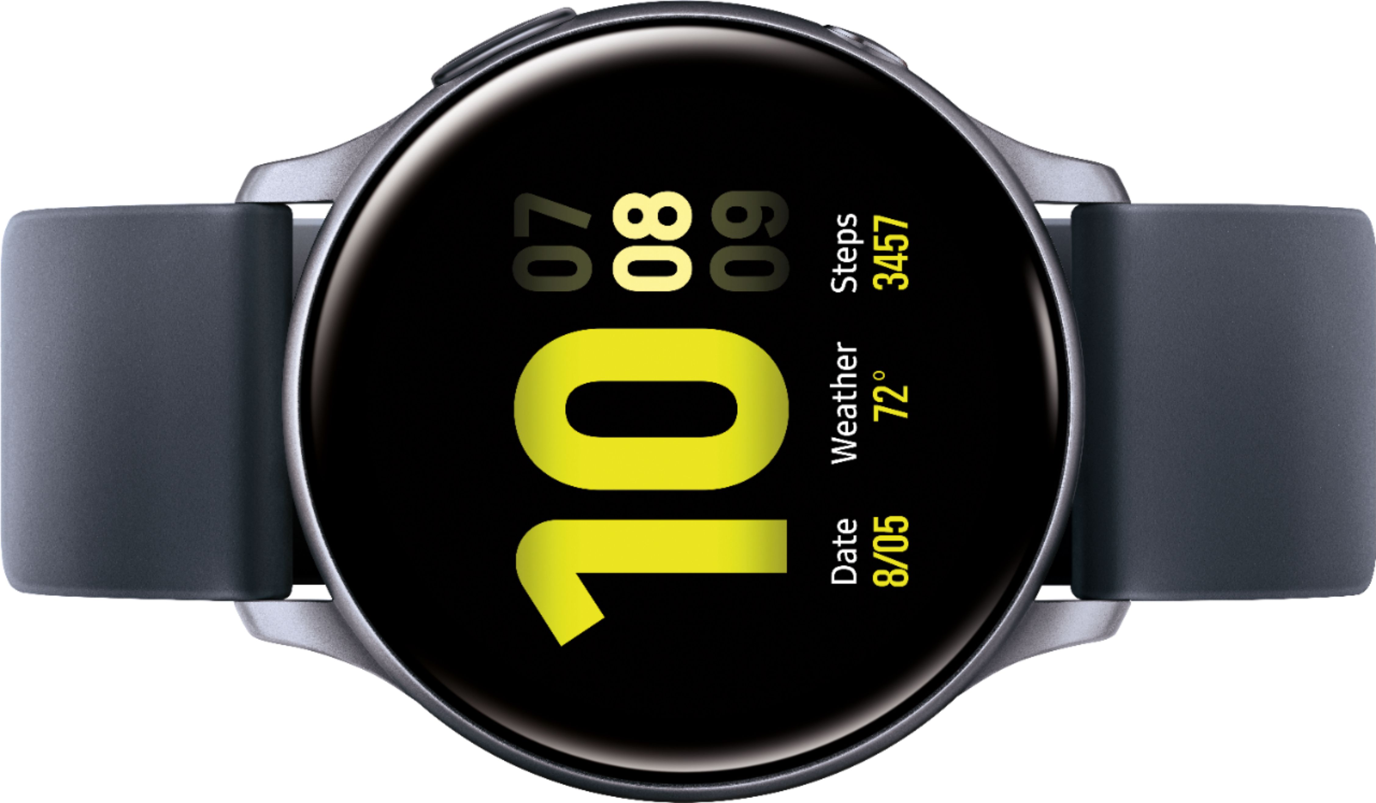  Samsung Galaxy Watch Active2 Bluetooth Smartwatch, Aluminum,  44mm, Black (SM-R820NZKCXAR) (Renewed) : Electronics