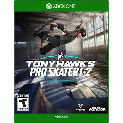 Front. Activision - Tony Hawk's Pro Skater 1 + 2. - T (Teen 13+)