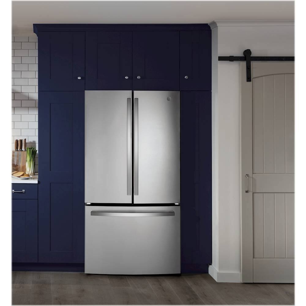 GE 27 Cu. Ft. French Door Refrigerator Stainless steel GNE27EYMFS