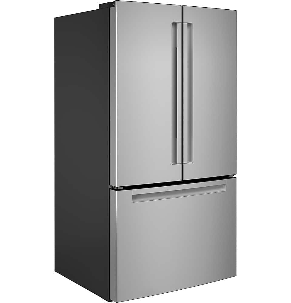 Angle. Haier - 27.0 Cu. Ft. French Door Refrigerator - Fingerprint Resistant Stainless Steel.