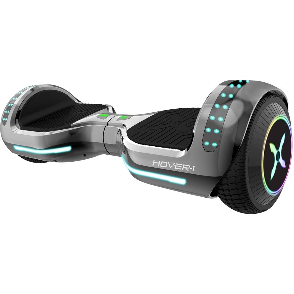 Hover-1 - Origin Self Balancing Scooter w/6 mi Max Operating Range & 7 mph Max Speed - Gunmetal