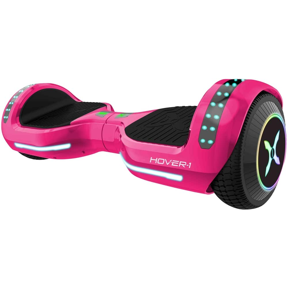 Hover-1 - Origin Self Balancing Scooter w/6 mi Max Operating Range & 7 mph Max Speed - Pink