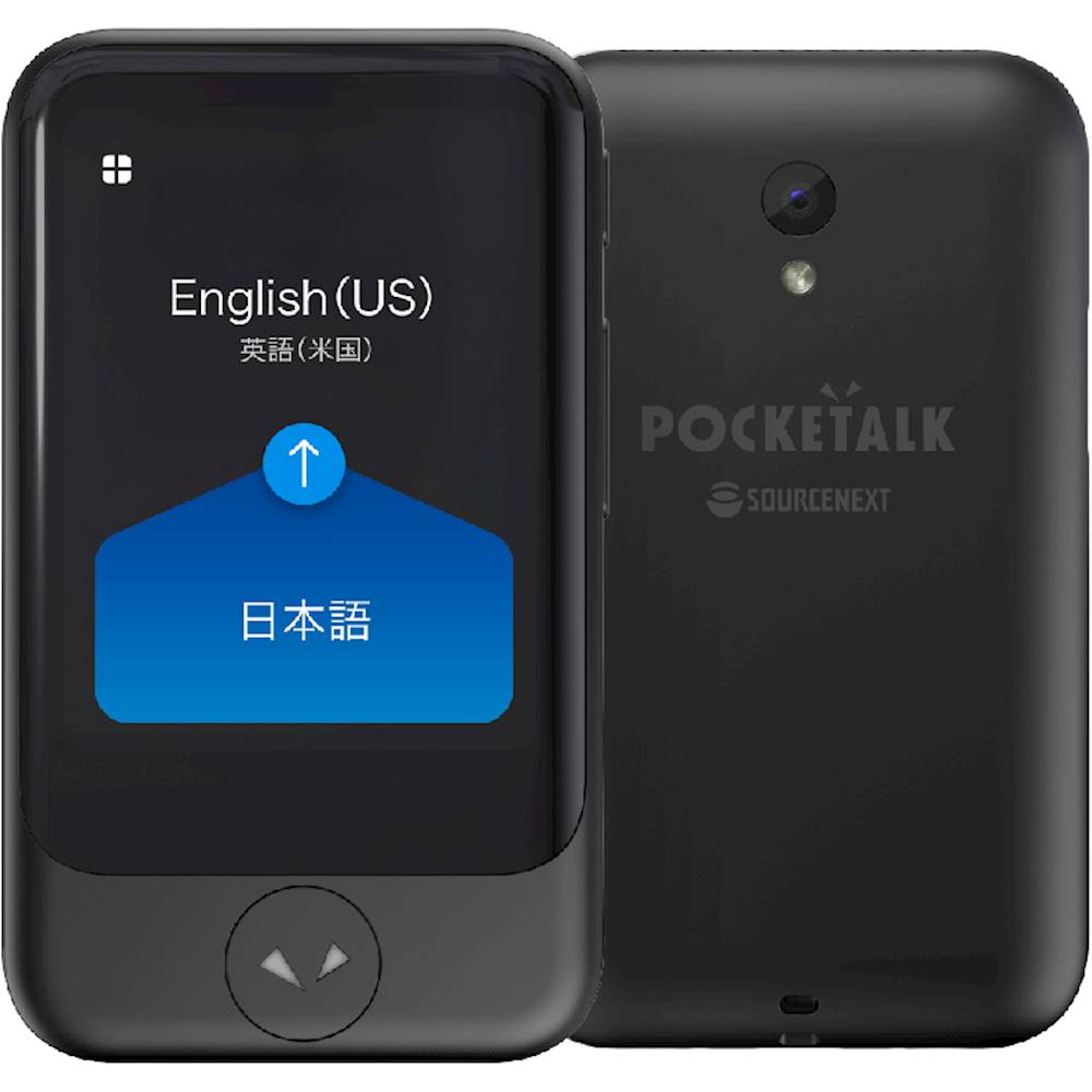 Best Buy: Sourcenext Pocketalk S Voice Translator Black PTSGK-US