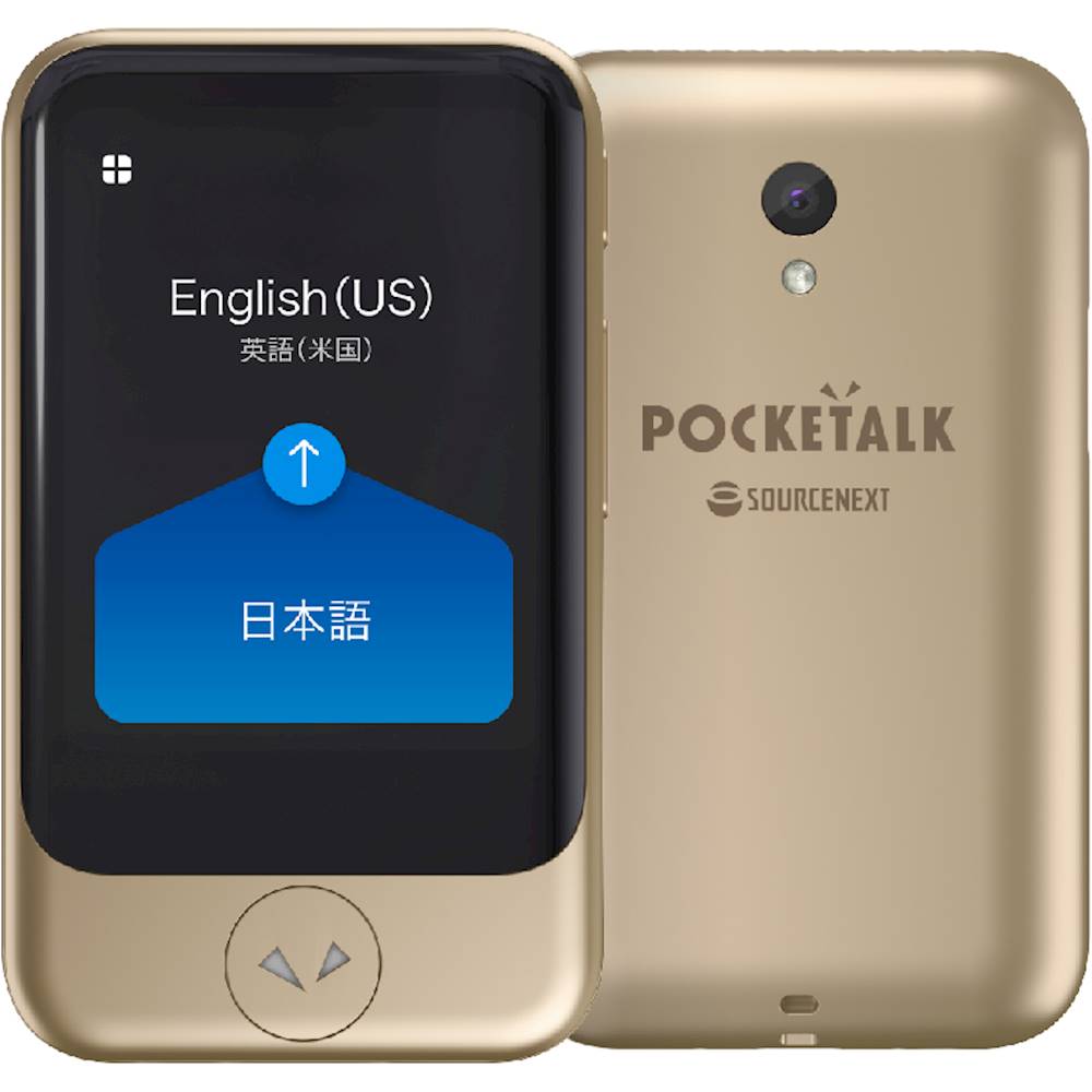 Best Buy: Sourcenext Pocketalk S Voice Translator Gold PTSGG-US