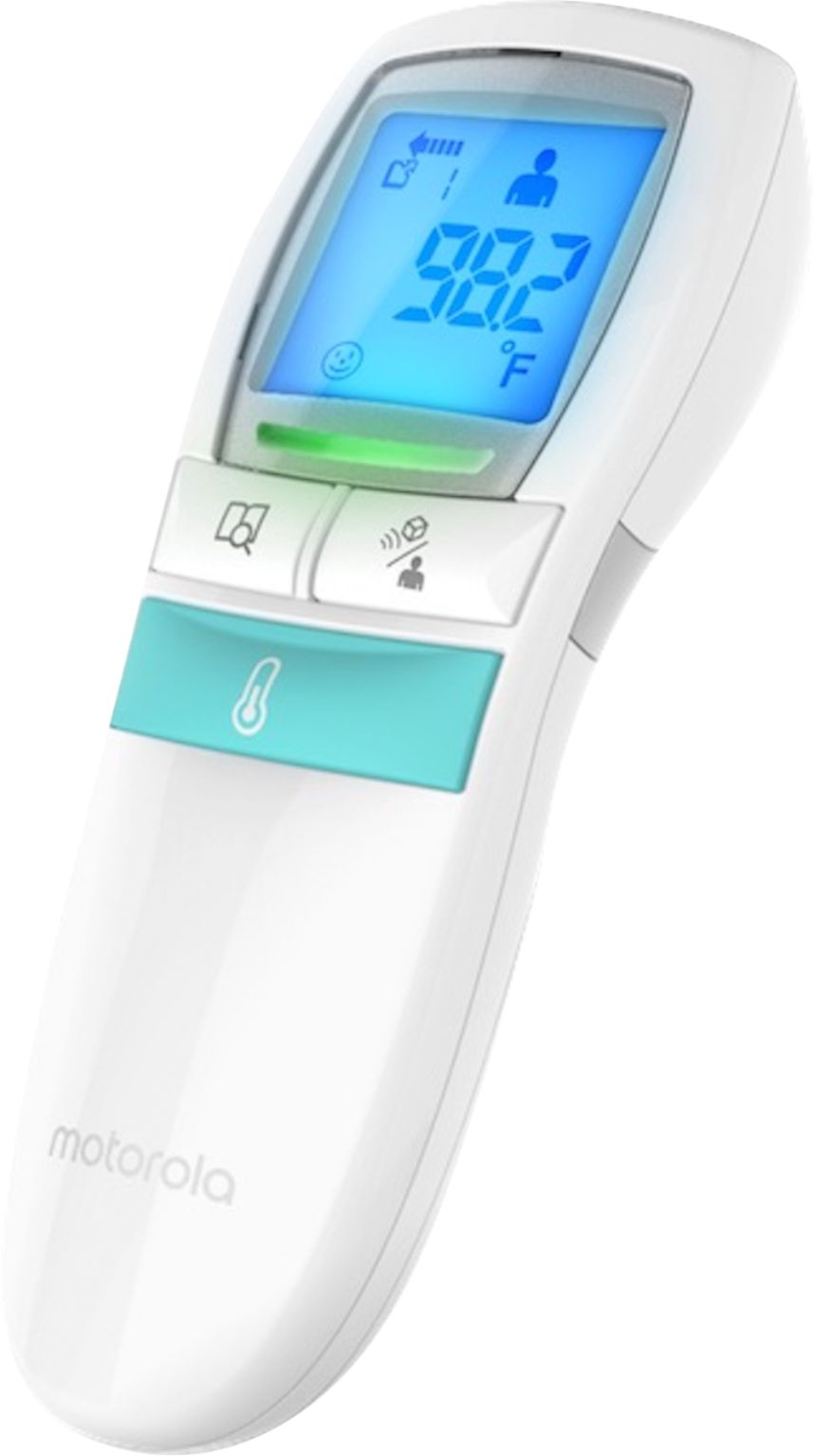 Angle View: Motorola - Care Thermometer - White