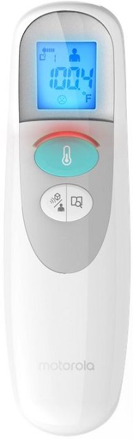 Motorola Care+ 3-in-1 Smart Thermometer White MBP75SN - Best Buy