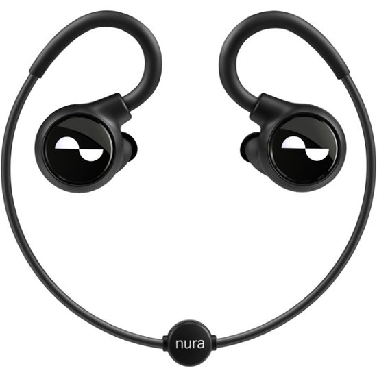 nura Nuraloop Wireless Noise Cancelling In-Ear Headphones Black E00B ...