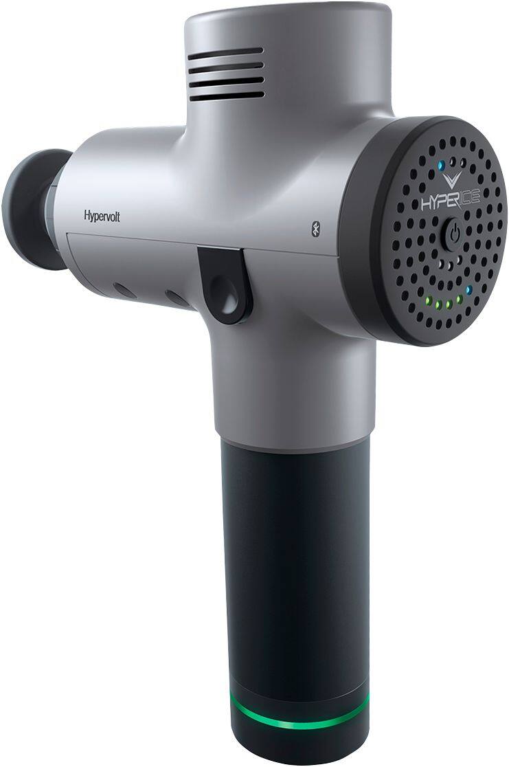 Left. Hyperice - Hypervolt Bluetooth Percussion Massage Device - Silver.