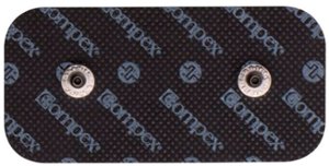 Compex - Replacement Electrodes (2-Electrodes) - Black - Front_Zoom