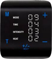 Compex - TENS/Heat Knee Wrap - Black - Front_Zoom