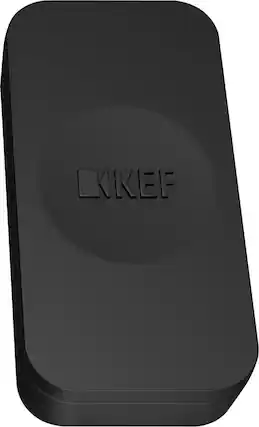 Angle. KEF - Wireless Subwoofer Receiver - Black.