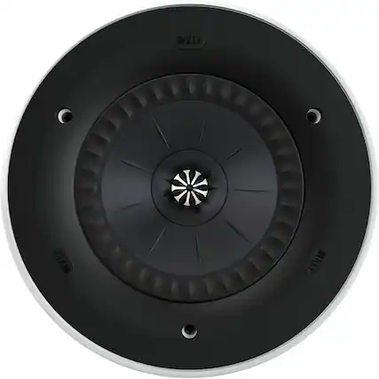 Front. KEF - Ci R Series Speaker - White.