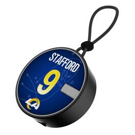 Keyscaper - Matthew Stafford Los Angeles Rams Bluetooth IP67 Waterproof Speaker - Black