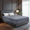 Front. UltraSnooze - Queen Mattress,14 Inch Hybrid Mattress in a Box, Memory Foam Individual Pocket Springs, Medium Firm, Pressure Relief - grey.