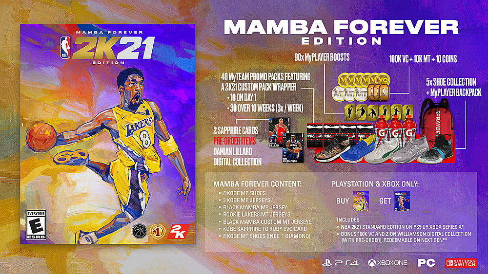 NBA 2K24 Black Mamba Edition, PlayStation 4. 