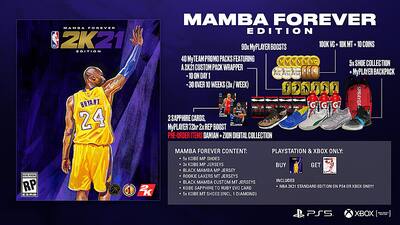 Playstation 2k21 Mamba Edition Price NBA 2K21 Mamba Forever: Kobe