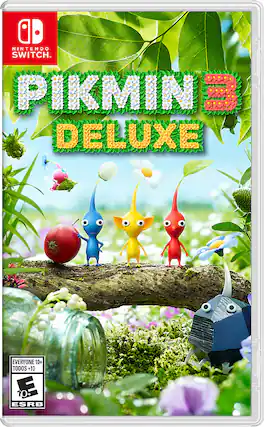 Front. Nintendo - Pikmin 3 Deluxe. - E10+ (Everyone 10+)