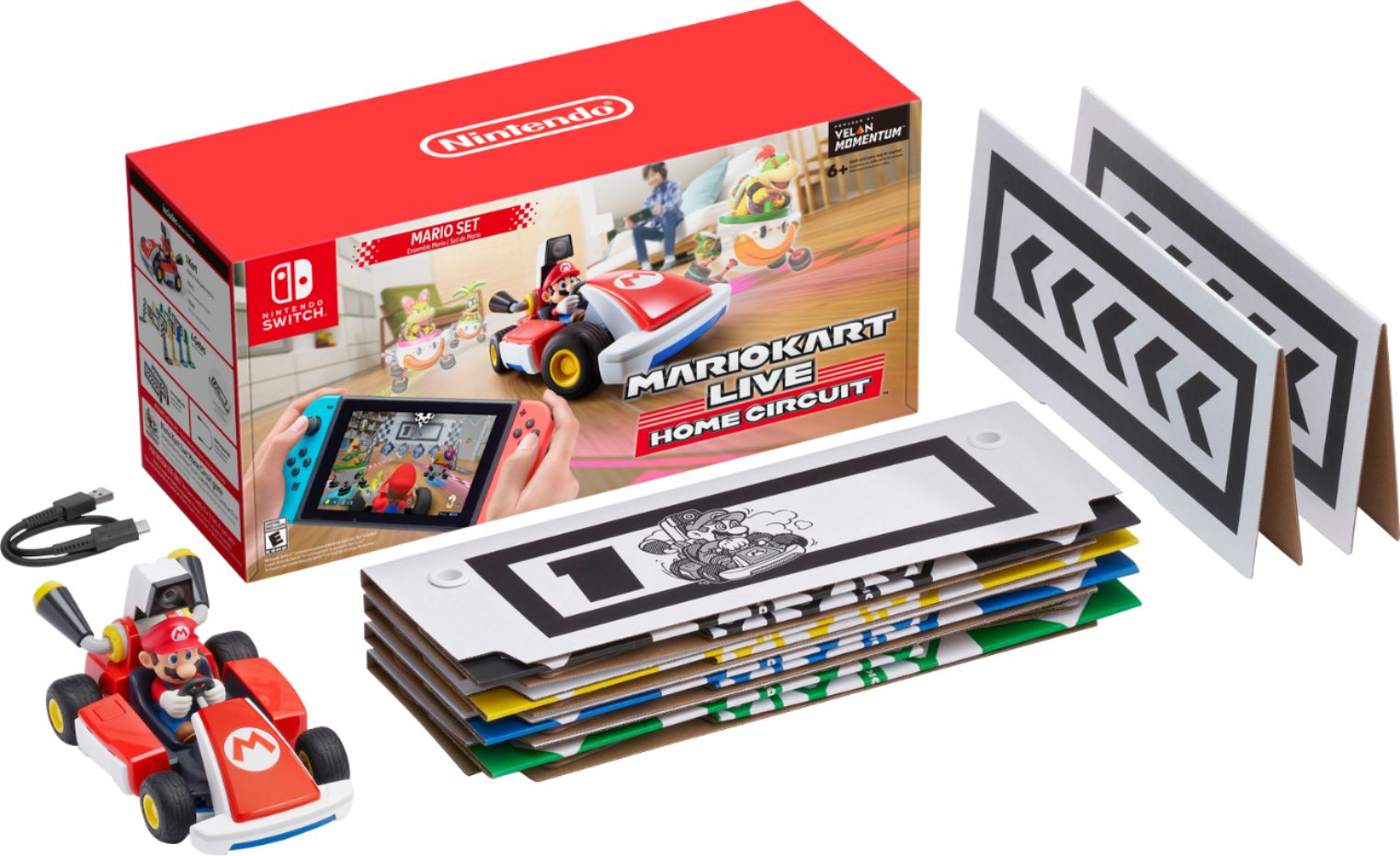 Mario Kart Live: Home Circuit Mario Set Mario Edition Nintendo Switch,  Nintendo Switch Lite HACRRMAAA - Best Buy