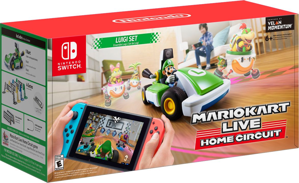 New Mario Kart Live Home Circuit Mario Luigi set Switch