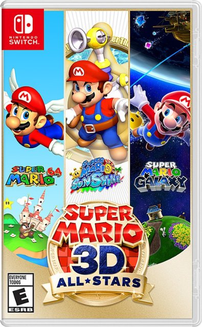 Front Zoom. Super Mario 3D All-Stars - Nintendo Switch, Nintendo Switch Lite.