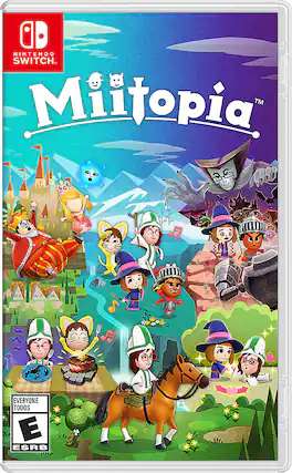Front. Nintendo - Miitopia. - E (Everyone)