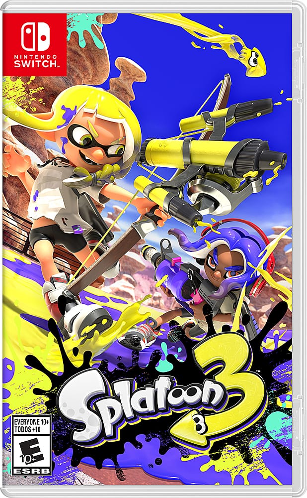 Front. Nintendo - Splatoon 3. - E10+ (Everyone 10+)