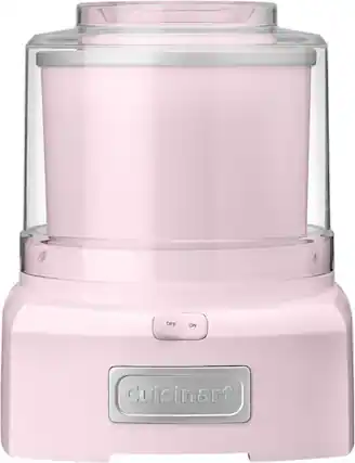 Front. Cuisinart - 1.5-Quart Ice Cream and Sorbet Maker - Pink.