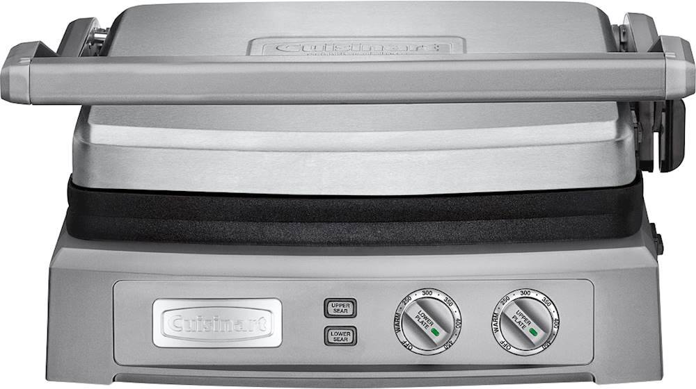 Alt View 11. Cuisinart - Griddler Deluxe Electric Griddle - Stainless Steel.