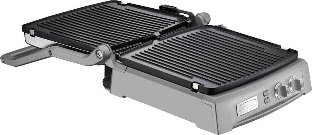 Alt View 16. Cuisinart - Griddler Deluxe Electric Griddle - Stainless Steel.