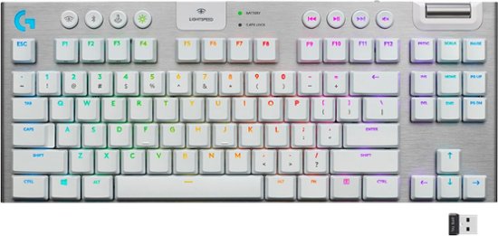 Logitech G915 TKL Tenkeyless LIGHTSPEED Wireless Mechanical Gaming RGB Keyboard