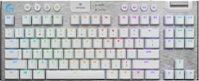 Logitech - G915 LIGHTSPEED TKL Wireless Mechanical GL Tactile Switch Gaming Keyboard with RGB Backlighting - White - Front_Zoom