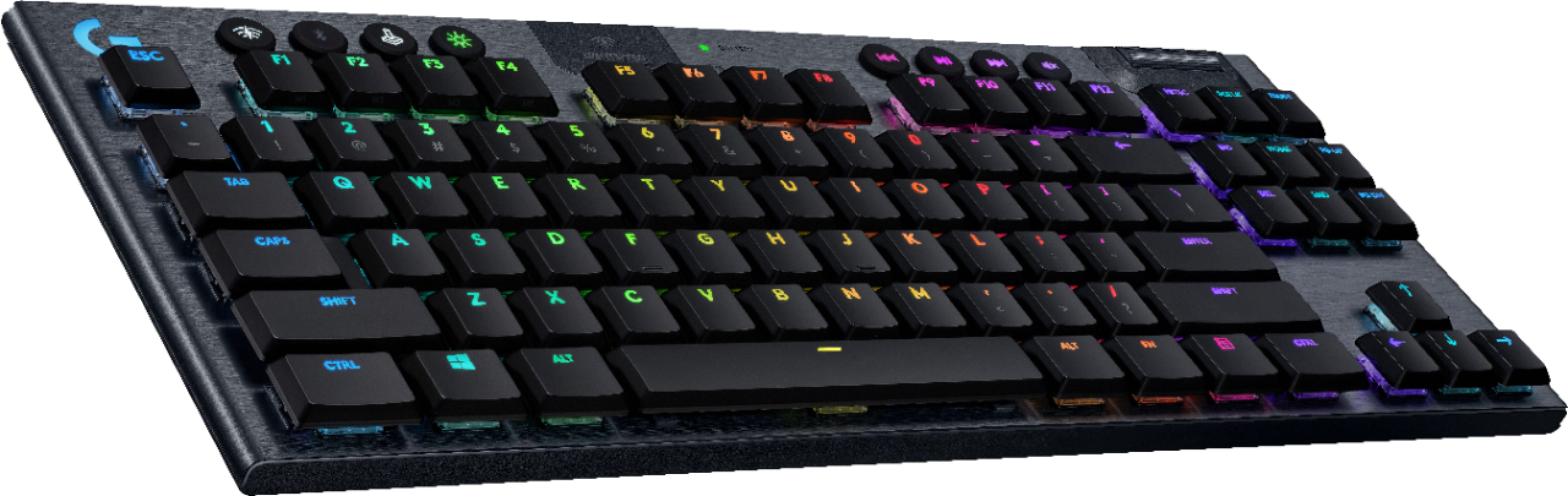 Logitech - G915 LIGHTSPEED TKL Wireless Mechanical GL Linear Switch Gaming  Keyboard with RBG Backlighting - Black