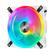 Alt View 12. CORSAIR - QL Series RGB 120mm Computer Case Fan (3-pack) - White.