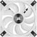 Alt View 14. CORSAIR - QL Series RGB 120mm Computer Case Fan (3-pack) - White.