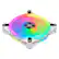 Alt View 17. CORSAIR - QL Series RGB 120mm Computer Case Fan (3-pack) - White.