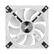 Alt View 18. CORSAIR - QL Series RGB 120mm Computer Case Fan (3-pack) - White.